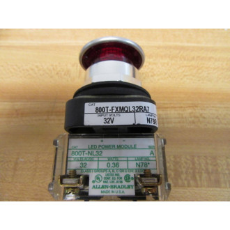 Allen Bradley 800T-FXMQL32RA7 Red Button - New No Box