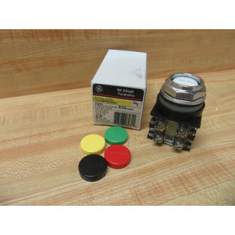 General Electric CR104PBG92U1 Std. Push Button GE (2) N.O. - N.C. Contact Blocks