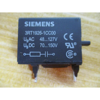 Siemens 3RT1926-1CC00 Surge Suppressor 3RT19261CC00 - New No Box