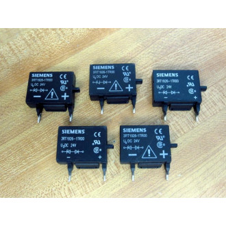 Siemens 3RT1926-1TR00 Surge Surpressor 3RT19261TR00 (Pack of 5) - New No Box