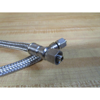 Swagelok SS-FL4TA4TA4-24 Stainless Steel Braided Hose FL4 - New No Box