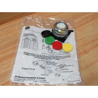 General Electric CR104PBG00U1 Pushbutton GE 2A917 - New No Box