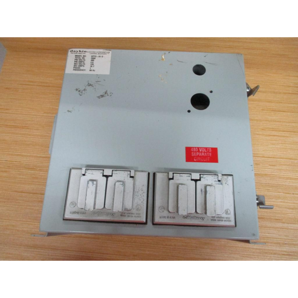 Daykin GPFS-01 O Transformer Disconnect GPFS-01 Enclosure Only - Used