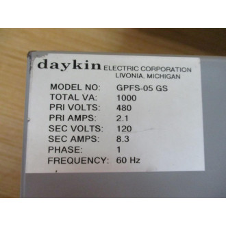 Daykin GPFS-05 GS Transformer Disconnect GPFS-05 Enclosure Only - Used