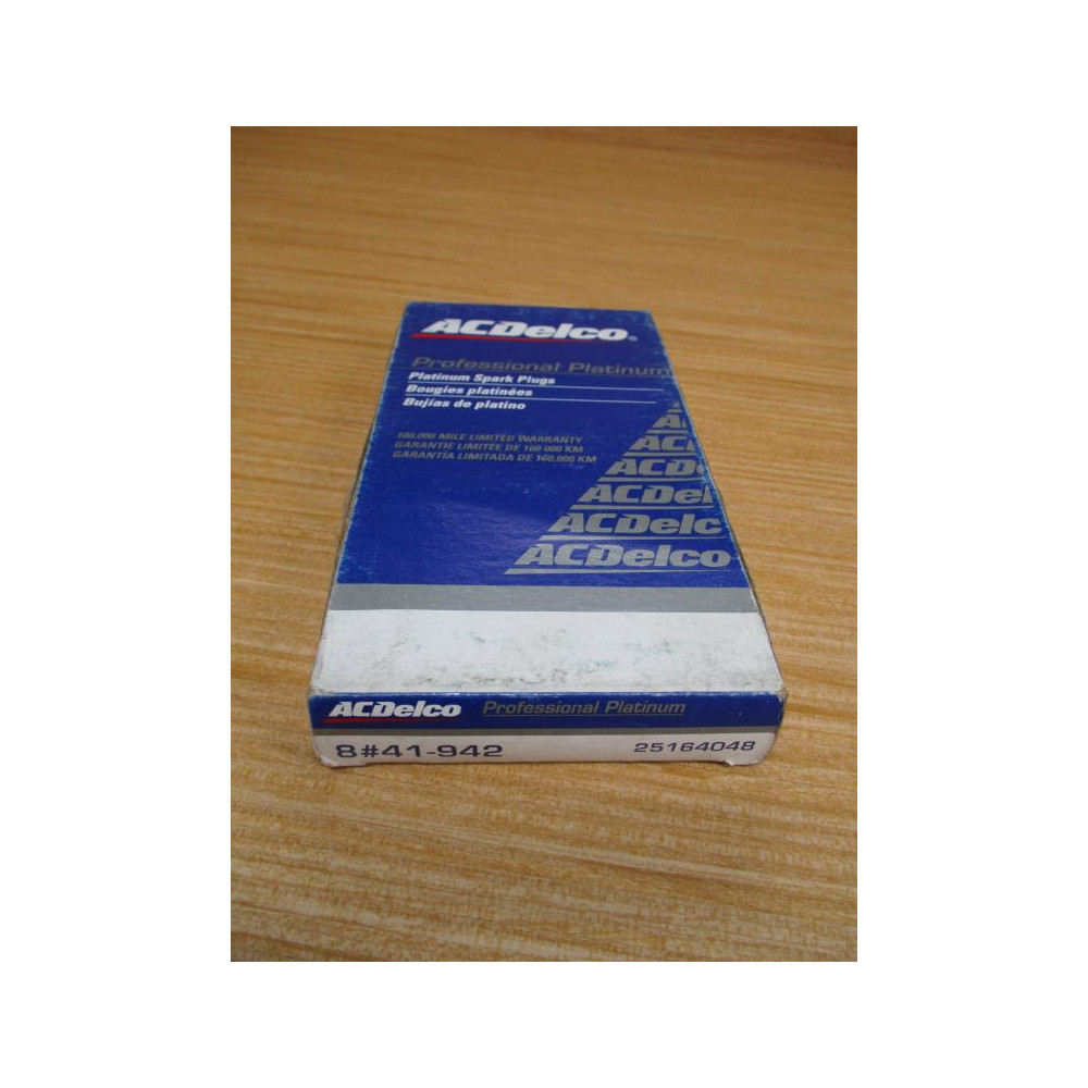 AC Delco 41-942 Double Platinum Spark Plug 41942 (Pack of 8)