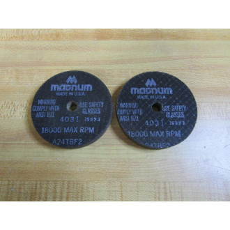Magnum 4031 Grinding Wheel 15973 (Pack of 2) - New No Box
