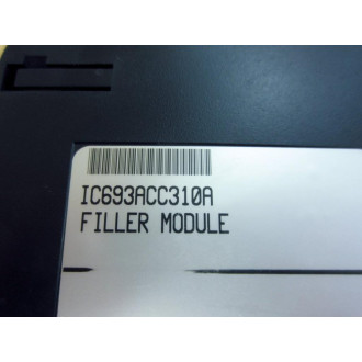 Fanuc IC693ACC310A Blank Slot Filler IC693MDL340 wo Front Panel - Used