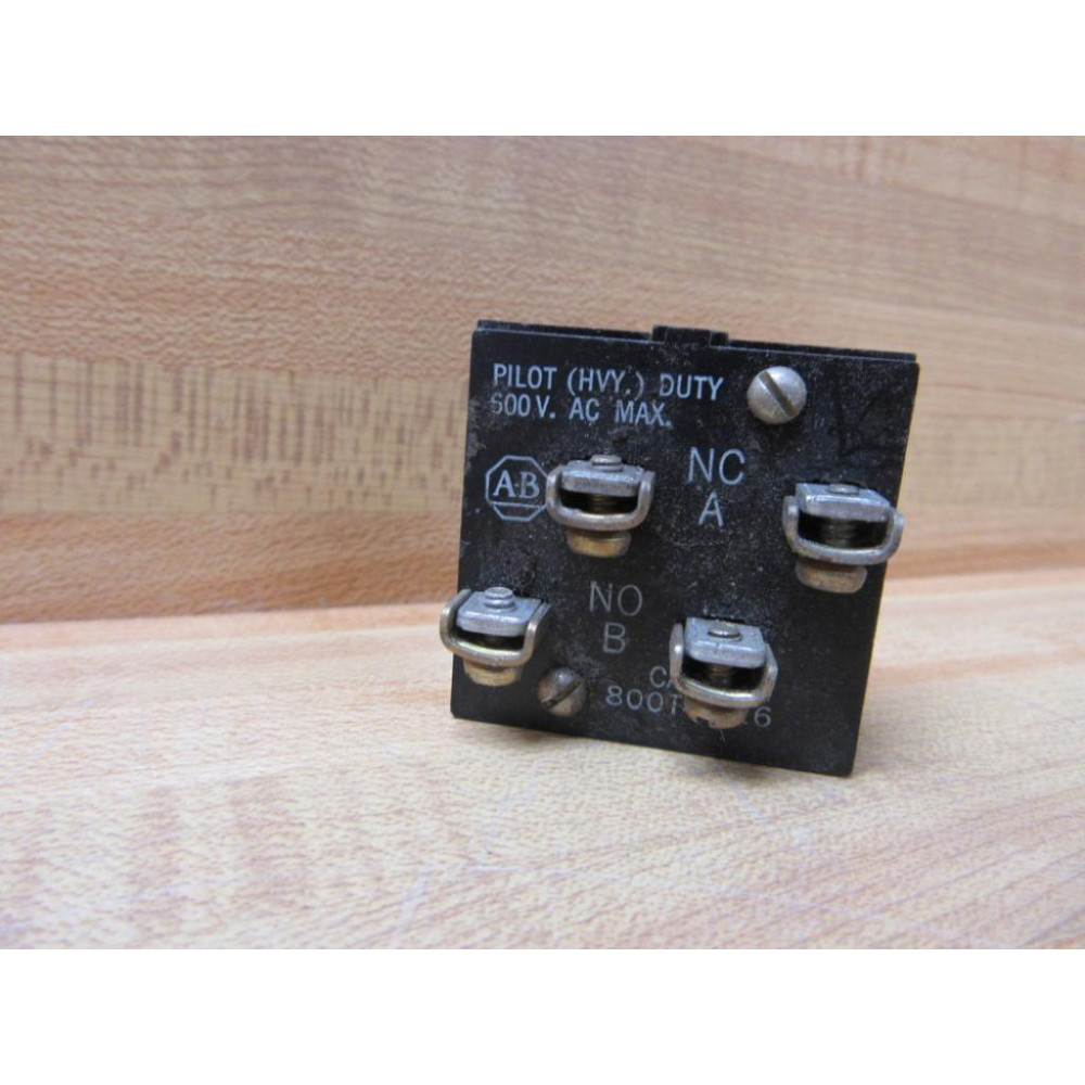 Allen Bradley 800T-PT26 Contact Block 800TPT26 - Used