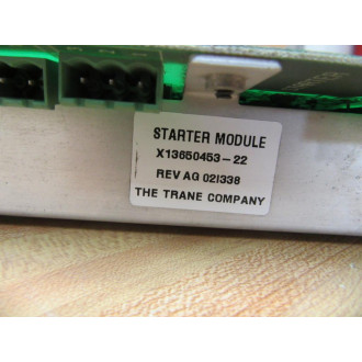 Trane X1365045322 Starter Module Rev: AG WO Back Cover - Used