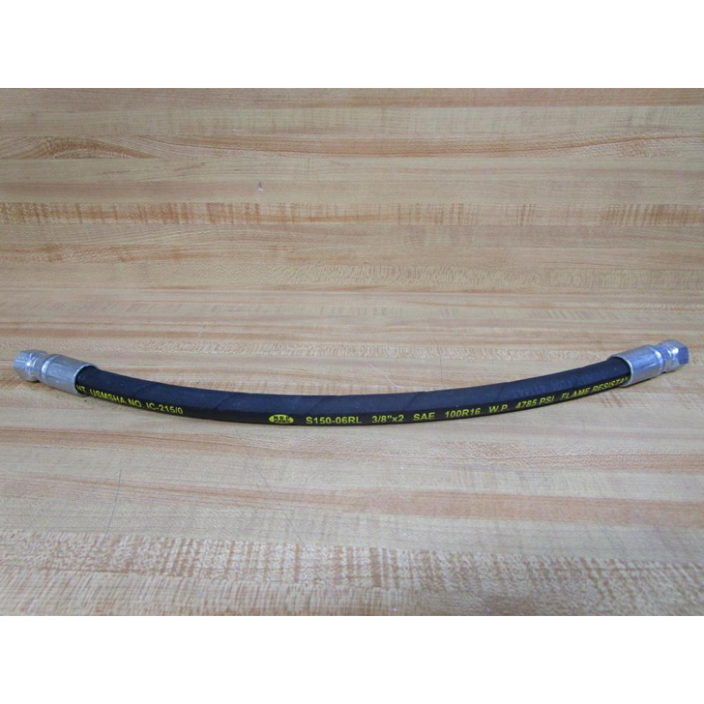 NRP-Jones S150-06RL Hydraulic Hose Assembly IC-2150 18-12" Length - New No Box