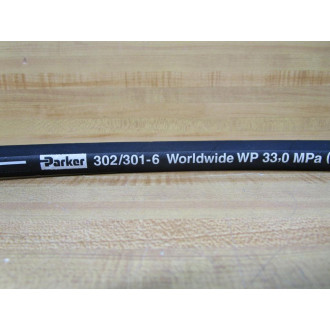 Parker 302301-6 Hydraulic Hose Assembly 3023016 21" Overall Length - New No Box