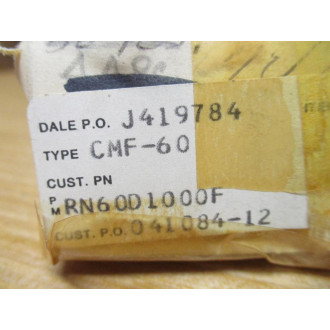 Dale CMF-60 Vishay Resistor RN60D1000F (Pack of 42)