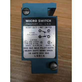 Micro Switch LSB1A Limit Switch Body Only - Used