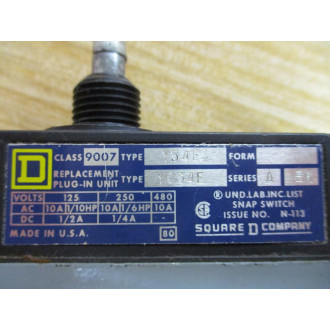 Square D 9007-Y54E Limit Switch 9007Y54E - Used