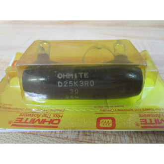 Ohmite D25K3R0 Resistor 3 OHMS 9702 WBracket (Pack of 2)