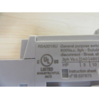 Cutler HammerEaton R5A3016U Rotary Switch - Used