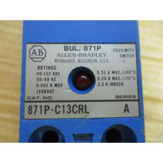 Allen Bradley 871P-C13CRL Proximity Switch 971PC13CRL - Used