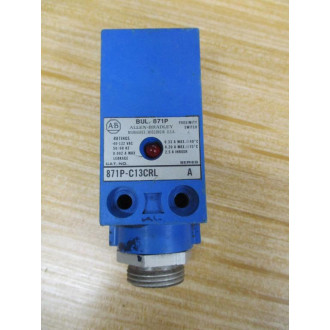 Allen Bradley 871P-C13CRL Proximity Switch 971PC13CRL - Used