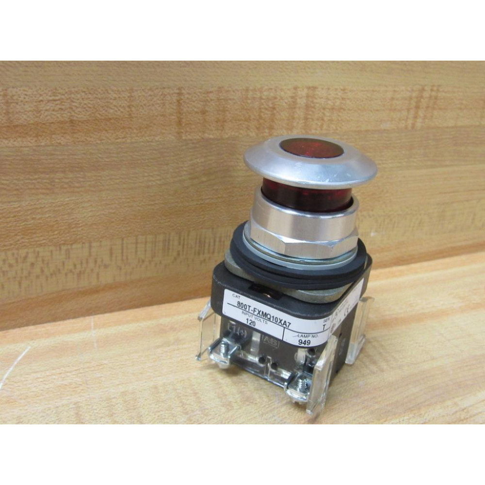 Allen Bradley 800T-FXMQ10XA7 Red Button - New No Box