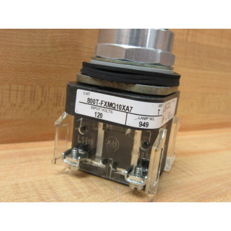 Allen Bradley 800T-FXMQ10XA7 PushPull Switch W800T-XA1, 800T-N330 - New No Box