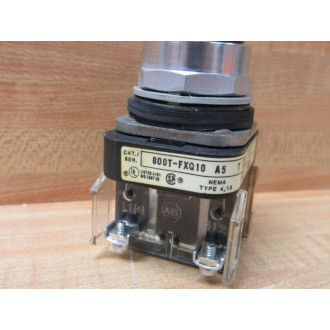 Allen Bradley 800T-FXQ10 A5 Red Button W800T-Blank, 800T-XA - Refurbished