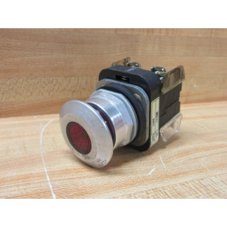Allen Bradley 800T-FXQ10 A5 Red Button W800T-Blank, 800T-XA - Refurbished