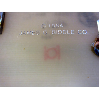 James G Biddle 25082-2 Range Resistor Board 25083 - Used