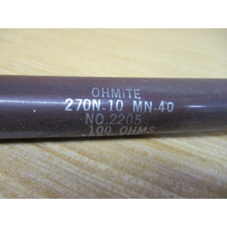 Ohmite 270N-10MN-40 Resistor 2205 W Brackets