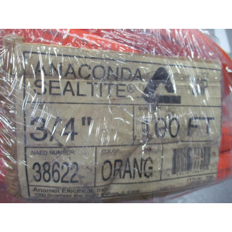 Anaconda 38622 Sealtite 34" Nonconductive Conduit 100' - New No Box