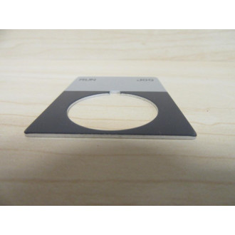 Allen Bradley 800T-X541J Legend Plate "Run Jog" (Pack of 2)