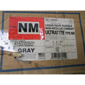 Alflex R150000501 Ultratite Flexible Non-Metallic Conduit 50'