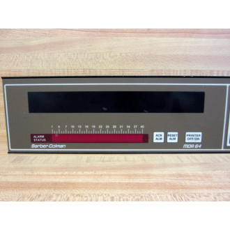 Barber-Colman 03700-06-020 MDR64 Chart Recorder ControlDisplay Panel - Used
