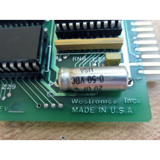 Westronics CB100188-02 CPU & Memory Board Assy CB100190-01 - Used