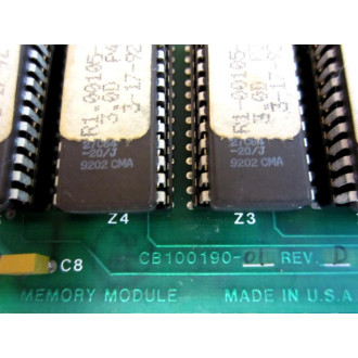 Westronics CB100188-02 CPU & Memory Board Assy CB100190-01 - Used