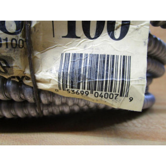 Alflex F037501001 Flexible Aluminum Conduit 100' Feet