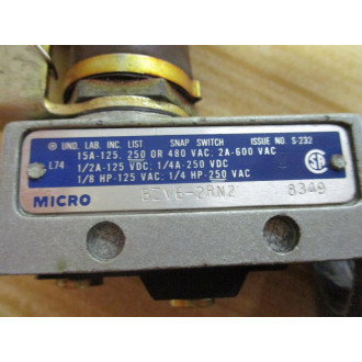 Honeywell BZV6-2RN2 Limit Switch Basic BZV62RN2 WO Base - New No Box