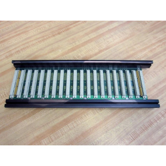 Hybricon 025-032 20-Slot Backplane 025032 1 Missing Pin - Used