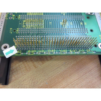 Hybricon 025-032 20-Slot Backplane 025032 1 Missing Pin - Used