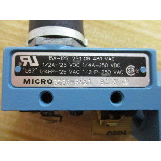 Micro Switch BZE6-RNX1 Limit Switch BZE6RNX1 Operator Only - New No Box