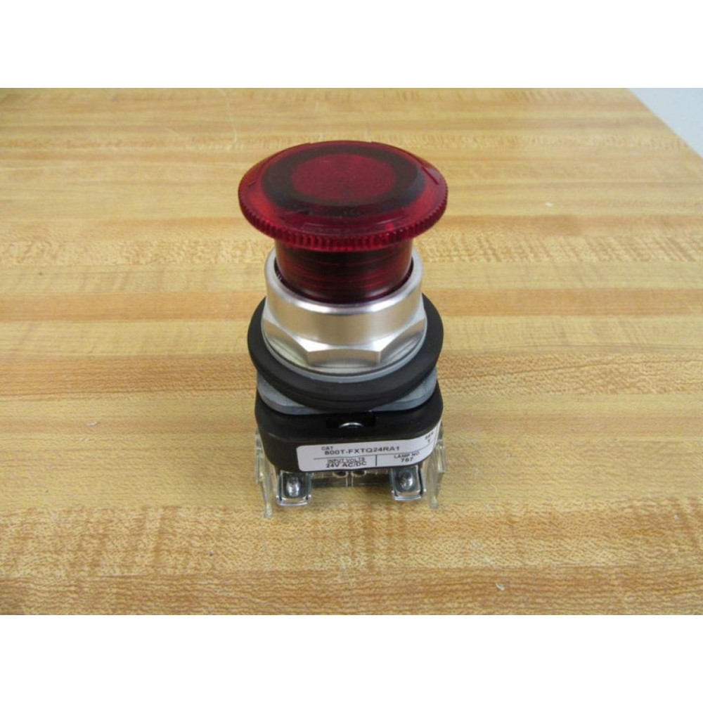 Allen Bradley 800T-FXTQ24RA1 Red Button W800T-XA1 800T-N330 - New No Box