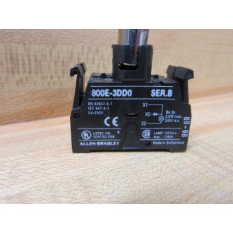 Allen Bradley 800E-3DD0 Lamp Module 800E3DD0 Series B - New No Box
