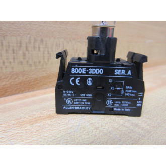 Allen Bradley 800E-3DD0 Lamp Module 800E3DD0 Series A - New No Box