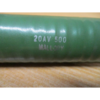 Mallory 20AV500 Resistor W Mounting Bracket - Used