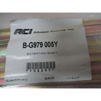 Advance Controls B-G979 005Y Extension Shaft B-G979 (Pack of 10)