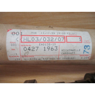 Deutz 0427-1963 Cam Shaft 04271963