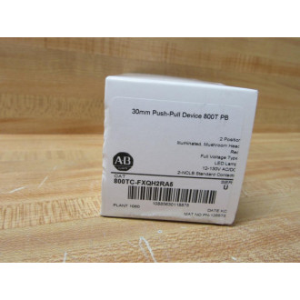 Allen Bradley 800T-FXQH2RA5 Red Button W(2) 800TC-XD4, 800TC-N374