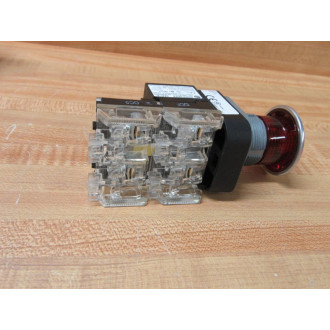 Allen Bradley 800T-FXQH2RA5 Red Button W(2) 800TC-XD4, 800TC-N374