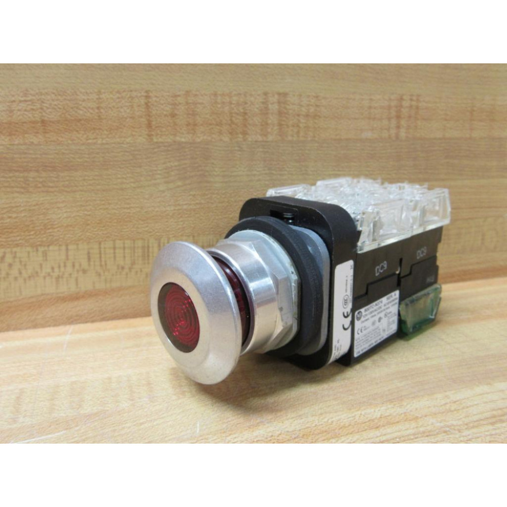 Allen Bradley 800T-FXQH2RA5 Red Button (2) 800TC-XD4 (1)XD1 - New No Box