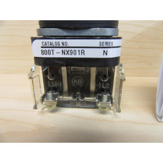 Allen Bradley 800T-NX901 Push Button Red - New No Box