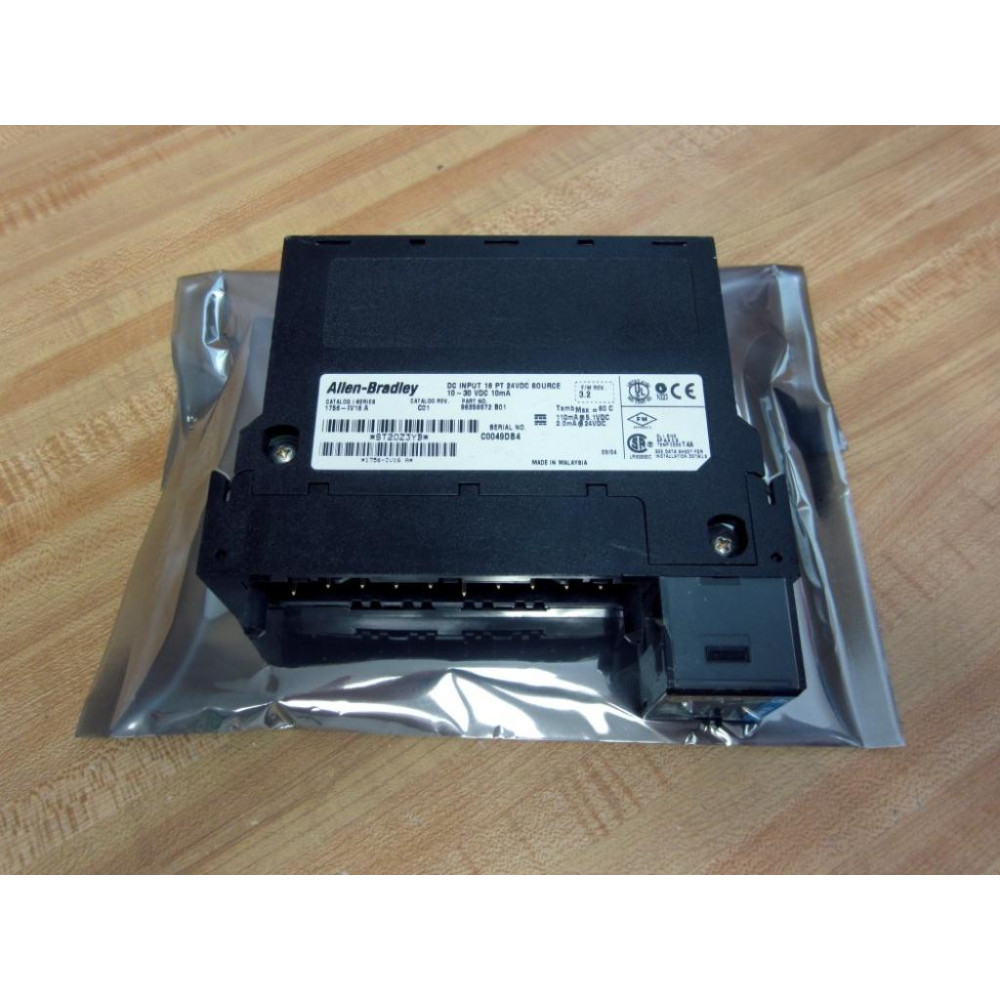 Allen Bradley 1756-IV16 Input Module 1756-1V16 Ser.A, Rev.C01 - Used